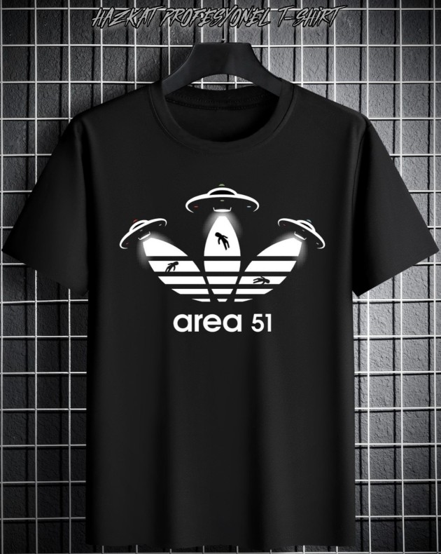 Area 51 Baskılı Tshirt