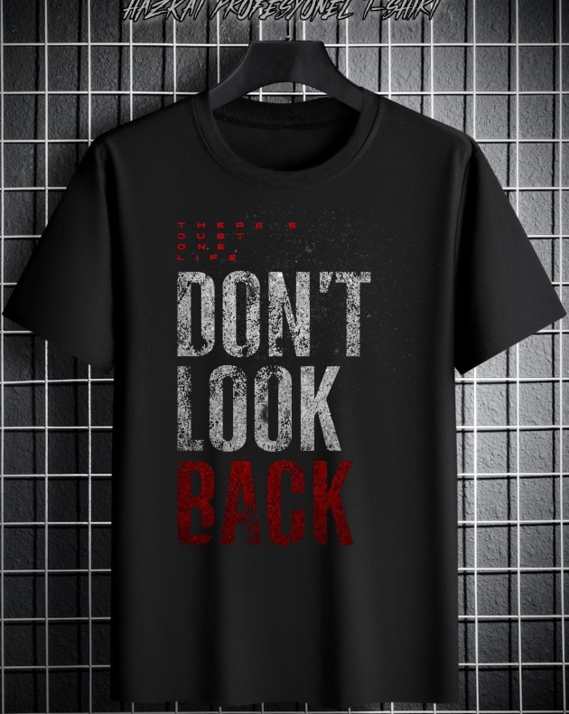 Dont Look Back Baskılı T shirt