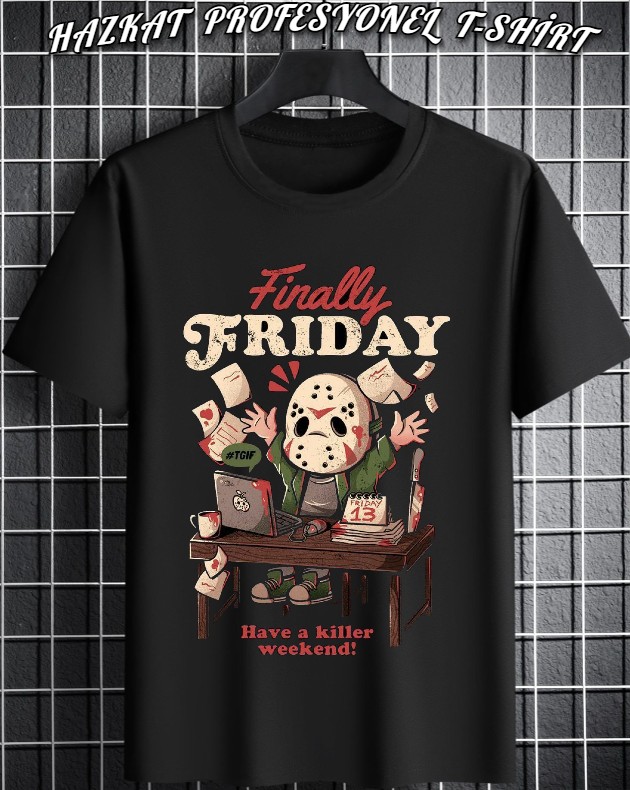Friday Baskılı Tshirt